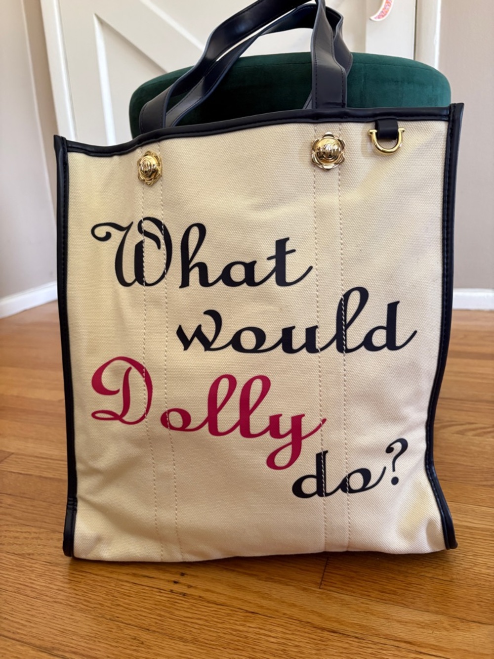 Draper James Dolly Parton Canvas Tote